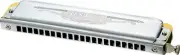 TOMBO chromatic harmonica 22 holes sliding type Unica 1244C with set materials