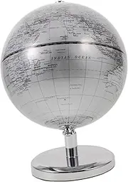 YARNOW Educational World Globe with Stand for Learning Spinning Globe for Classroom Geography Contemporary Design for Home Desk Decor