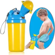 (Yellow) - ONEDONE Portable Baby Child Potty Urinal Emergency Toilet for Camp...