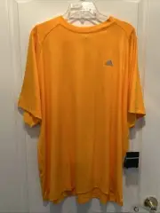 ADIDAS ClimaLite Men’s Performance T-Shirt GOLD Size XXL - Polyester - NWT