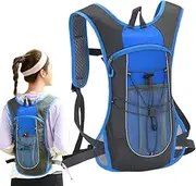 Cycling Backpack,Hiking Hydration Backpacks | Skiing Daypacks with Reflective Strips, Waterproof Cycling Pouch for Runs, Cycling, Trails, Marathons