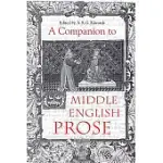 A COMPANION TO MIDDLE ENGLISH PROSE