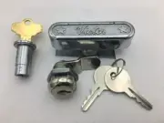 Lock & Key TOP & BOTTOM Set for Victor 77 Toy N Joy 2" Capsule Vending Machine