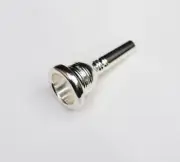 Genuine S.E. Shires American Classic Silver Tuba Mouthpiece, #4 NEW! Ships Fast!