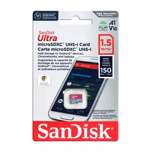 SANDISK Ultra 1.5TB micro SDXC A1 UHS-I 傳輸150MB 記憶卡 switch適用