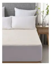 Dreamaker 300GSM Australian Wool Fleece Mattress Underlay