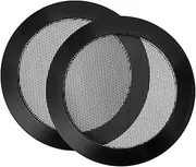 BUGUUYO 2pcs Speaker Protector Covers Durable Subwoofer Mesh Grills for Car Speakers Sleek Design Suitable for Various Car Models