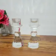 Shannon Crystal by Godinger Prisma 5” Candle Sticks