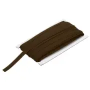 2/5 Inch Double Fold Bias Tape Polyester Bias Tape(Dark Brown 25 Yards)
