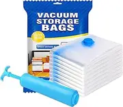 [Sowist] Vacuum Storage Bags,8Pack， Bagsvacuum Bags Space Saver Bags with Hand Pump,Vacuum Sealer Bags for Store Clothing,and other Bedding (Mix Size)