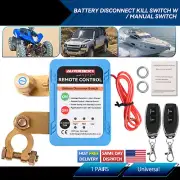 12V、240A Kill Switch Automatic Power Shut Off Switch Remote Battery Disconnect
