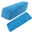 8Pack Microfiber Spray Mop Pads Replacement for Wet Dry Mops Flat Heads, 6x5.25"