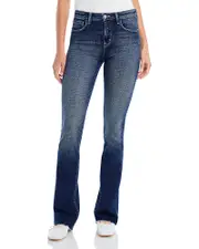 L'Agence Ruth High Rise Straight Jeans in Naples