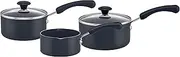 [Prestige] 3pc Saucepan Set with Lids - Super Tough Easy Clean - Diamond Shield Non Stick - Oven Safe - 14/16/18cm