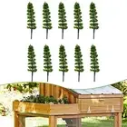 Enhance the Realism of Your Model Train Layout with Pine Trees Set of 10