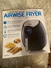 GoWISE 7 in 1 Ming's Mark GW22621 Electric Air Fryer, 3.7 QT, Black