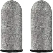 Game Sleeve Finger - Anti-Slip Silver Fibre Guard | Fingertips Protector, Breathable Fingers Sleeves | Touchscreen Thumb Protectors for Women, Mobile Phone Games