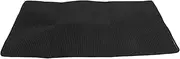 Oreilet Cat Litter Mat, 116 X 66cm EVA Anti Slip Water Proof Litter Box Mat, Pet Trapping for Kitty, Cat Box, Kitten Supplies for Indoor, Pad (Black)