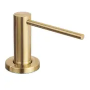 Soap Dispenser For Kitchen Sink Brushed Stainless Steel Countertop Pump Hand Lotion Built In Bottle
