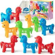 Coogam Unicorn ABC Letter Matching Game, 13pcs Educational Toys