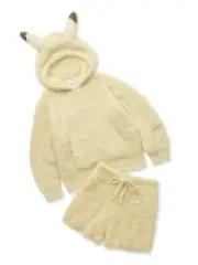 Pikachu POKEMON SLEEP GELATO PIQUE HOODIE & SHORTS LIMITED EDITION LADIES NEW JP