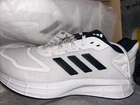 adidas men Duramo 10 Running Shoes Sz 8.5 New In Box Nib HQ4130 White
