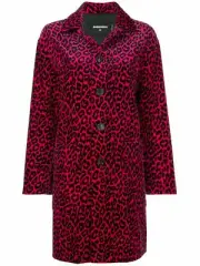 DSQUARED2 LEOPARD PRINT TRENCH COAT "NWT"