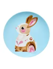 [Maxwell & Williams] Pete Cromer Barn Friends Bunny Plate 20cm in Blue