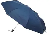 アテイン(Attain) Attain men's lightweight easy mini folding Tatamikasa eight ribs 60cm large format high winds corresponding Ponzi navy blue 4059