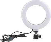 MUNEFE 6 Inch LED s Light, USB Interface s Photography Light, 3 Colors Adjustable Fill Light for Zoom Meeting, Remote Working