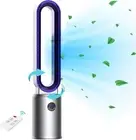 ADVWIN Portable Bladeless Fan, Electric Tower Fan, 24 Speeds, 12H Timing