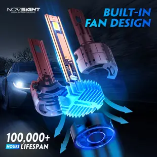 Novsight h11 led 大燈 N60汽車最新設計的 led 燈 200W 40000LM