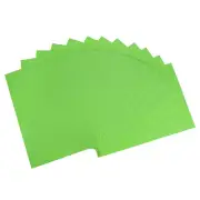 12 Pack 10.83 x 8.46" 2mm Thickness EVA Foam Sheets for Arts Green Glitter