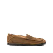 [Dear Frances] Dear Frances Drew Suede Loafers 39 IT BROWN