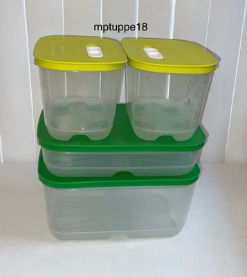 ✅ Brand New Tupperware FridgeSmart 4-piece Starter Set~MULTICOLOR*