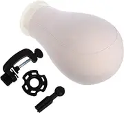 Beatifufu Model Head and Wig Stand Set 2pcs Canvas Manikin Head for Hair Styling Training