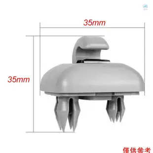 汽車遮陽板夾掛鉤支架衣架更換奧迪 A1 A3 A4 A5 Q3 Q5 (8E0 857 562) A7 B6 B7 B8