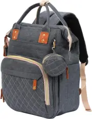OKAM Mum Travel Backpack, Multi-Pocket Baby Diaper Bag, Nappy Bag, Large Capa...