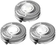 Replacement Heads, Compatible For Philips, Series 5000 Shavers S5210 S5370 PT730 AT810 Electric Razors SH50(3pcs)