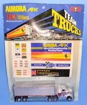 AFX Aurora Peterbilt Team Trucks HO Slot Car Flamethrower Slot Car New - RARE