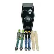Restoration Hardware Ghoulish Spooky Creepy Tapers Candles Vampire Mummy Frank