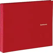 Sekisei XP-5740-20 Mini Pocket Album, 2L Size, Holds 40 Sheets, Red