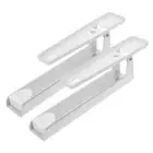2 Pcs Microwave Wall Rack Door Switch Kitchen Shelf Toaster above
