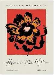 Abstract Matisse Poster Colorful Flower Wall Art Matisse Prints Matisse Canvas Painting for Home Art Picture Matisse Decor 50x70cmx1 No Frame
