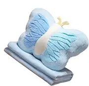 Butterfly Throw Pillow - Sofa Decor Plush Lumbar Pillow | Huggable Throw Pillows Bed Room Decoration Pillows with Blanket for Sofa, Living Room, Kitchen, Car