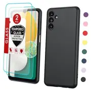 for Samsung Galaxy A13 5G Case: A13 5G Case with 2 Pack Tempered Glass Screen