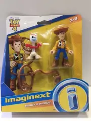 New Imaginext Toy Story 4 Forky & Woody Figure Set