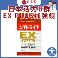 在飛比找蝦皮購物優惠-【日本活力B群 EX PLUS加強錠120錠 】維生素B群 