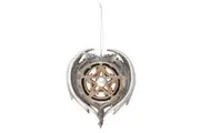 Anne Stokes Dragon Magic Hanging Ornament (Silver/Bronze) (One Size)