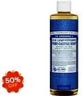 Dr. Bronner's Pure-Castile Liquid Soap – Peppermint – 16 Oz Non-GMO Vegan..